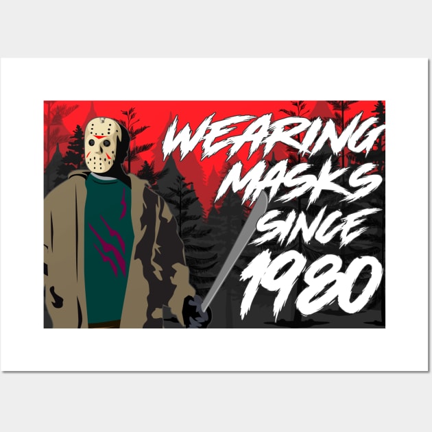 OG Mask wearer Wall Art by TheDopestRobot